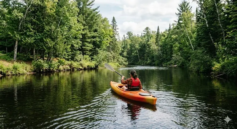 Kayaking in Northern Michigan